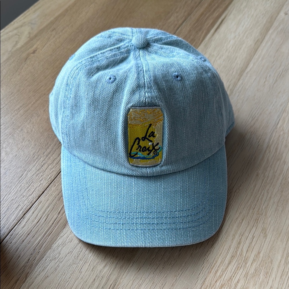 New - La Croix Light Blue Denim Cap